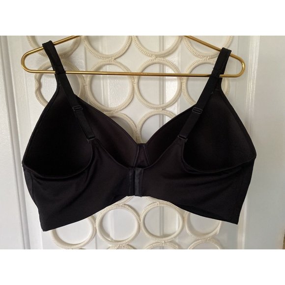 Bali‎ Womens 40DD Black Lace Wirefree Bra 6546 Smooth U Lace  Convertible NWOT - Picture 10 of 16